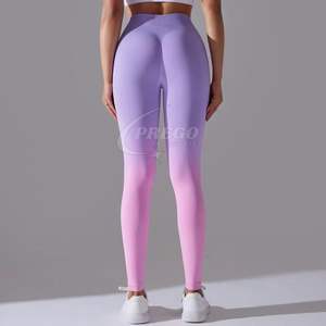 กางเกงเลกกิ้งออกกำลังกายผู้หญิงเอวยืดหยุ่นสูง ระบายอากาศ แห้งเร็ว สำหรับฟิตเนสและกีฬา ขายส่งแบบกำหนดเอง สินค้าขายดีใหม่ - Product Image 5