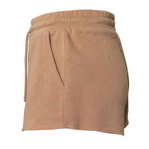 Unisex 100% Cotton Sweat <b>Shorts</b> with Custom Logo <b>Men's</b> Oversize Gym Running Jogger Athletic <b>Shorts</b> Solid <b>Pattern</b> - Product Image 3