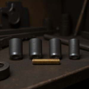 Juego de Bujes Centrales de Acero Gedore KL-0069-5010 para Varillas Roscadas, Acabado Negro, Sistema Métrico - Product Image 2