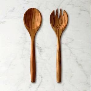 Servidor de ensalada marfil de resina blanca y madera, juego de servidor de ensalada India hecho a mano, tarifa de fábrica de productos indios disponible - Product Image 5