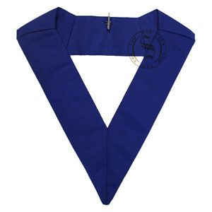 Craft Provincial Full Dress Collar Freemasonry Regalia Collar con recorte para uniformes masónicos - Product Image 3