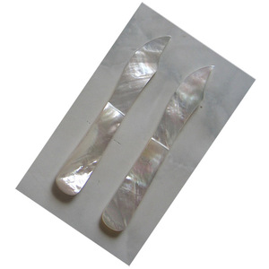 Artisanat en coquillages, brosse à vaisselle en coquillages, bijoux en coquillages, cuillère et fourchette, motif perle blanche naturelle - Product Image 3