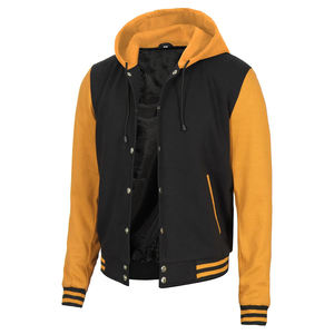Veste universitaire pour homme de haute qualité 2025 pour l'hiver, streetwear décontracté avec coque en cuir, respirante et coupe-vent, style streetwear - Product Image 1