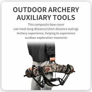 Tir à l'arc fronde cames composé arc sac transportant bandoulière support camouflage composé arc étui arc fronde pour chasse tir - Product Image 2