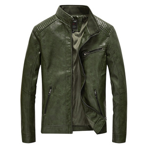 Vestes en cuir pour hommes avec logo personnalisé de qualité supérieure Produit de qualité supérieure Veste d'hiver en cuir Vestes en cuir personnalisées Conception à glissière - Product Image 5