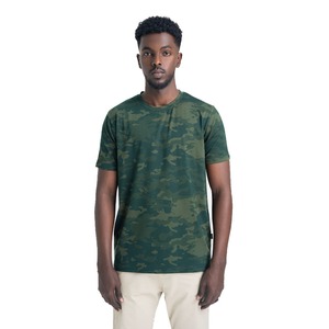 2025 meilleure vente Camouflage imprimé 100% coton hommes t-shirts décontracté coupe décontractée hommes séchage rapide t-shirts Logo personnalisé t-shirts - Product Image 1