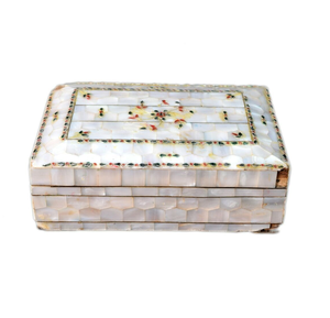 Hexagonal Shape Mother of Pearl <b>Boxes</b> <b>Wedding</b> Gift White Inlay <b>Boxes</b> for Thanksgiving and Giveaways - Product Image 3