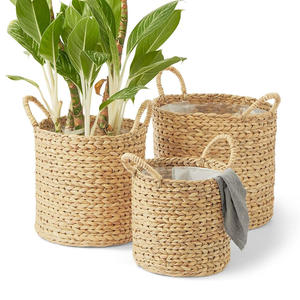 Macetas Decorativas para Jardín, Precio Más Bajo, Cestas Tejidas para Plantas, Macetas de Jacinto de Agua - Product Image 1