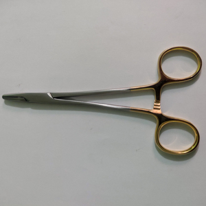 Meilleure qualité Webster porte-aiguille TC pince 4.5 "demi or opération pince en acier inoxydable chirurgie forceps OEM - Product Image 5