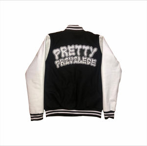 Alta calidad OEM personalizado manga de cuero Chenille bordado bombardero vuelo equipo de béisbol Vintage Letterman Varsity chaqueta para hombres - Product Image 4