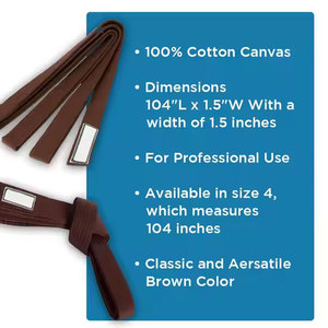 Ceinture de BJJ de haute qualité avec des matériaux 100% polyester et coton, options de couleur personnalisées, service OEM pour les vêtements d'arts martiaux - Product Image 5