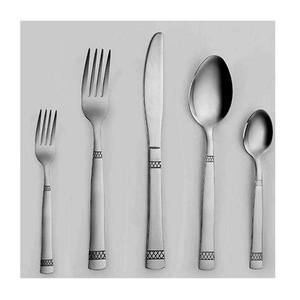 Simplicity Stainless Steel Flatware <b>Set</b> with Long Handle <b>Travel</b> <b>Cutlery</b>-Includes Spoon Knife Fork for Dining - Product Image 2