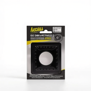 Plaquettes de tournage indexables ISO SNMM 150616E-ORT9325 D. 6,35 mm MT-CVD revêtues, lot de 10 pour une performance optimale des outils - Product Image 2