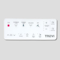 Toilette intelligente TREVI TST-DX5R00RS_D1 Bidet de luxe intelligent et écologique siège à chasse d'eau automatique chauffant fabriqué en Corée bol allongé