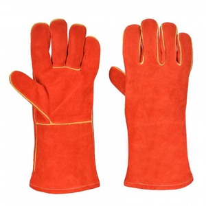 Gants de soudage en cuir de vachette de haute qualité Top Sale Gants de travail de sécurité avec gants de soudage de qualité garantie - Product Image 1