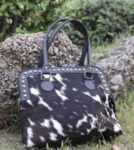 Nuevo bolso de mano de cuero de vaca con estilo de pelo de moda, bolso de hombro para mujer, bolsos de diseñador de lujo para mujer - Product Image 5