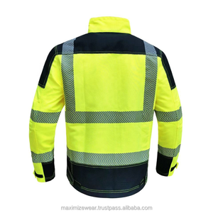 Ropa de trabajo de alta calidad para hombres, seguridad, alta visibilidad, ropa de trabajo, chaqueta reflectante, alta visibilidad, invierno, venta al por mayor, seguridad, trabajo, chaqueta de construcción - Product Image 2
