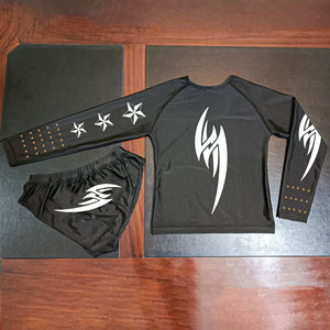 2025 alta calidad señoras Fitness ropa de playa niñas conjunto de Bikini de dos piezas con patrón de letras ropa interior de mujer playa gimnasio logotipo frontal - Product Image 2