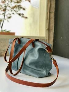 กระเป๋าถือหนังแท้หรูหรากระเป๋าสะพายไหล่ผู้หญิงกระเป๋าแฟชั่นความจุขนาดใหญ่ใช้ในสำนักงาน LTB-0185 - Product Image 6