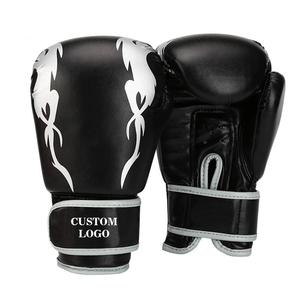 Guante de boxeo de cuero de PVC personalizado para hombres, guante de boxeo para entrenamiento de boxeo, lucha, acepta OEM - Product Image 2