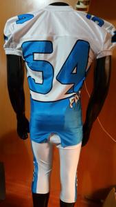 Flag 7v7 Reversible American Football Uniform Sublimation Embroidery Jersey Pant <b>Sock</b> Player Jacket Reversible - Product Image 2