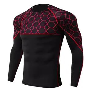 Personalizado completo sublimado de manga larga Rash Guard MMA artes marciales desgaste por el fabricante - Product Image 1