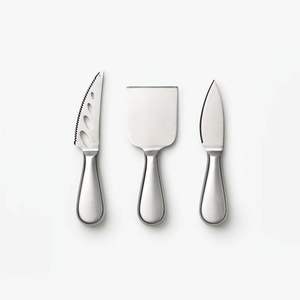 Set de service à fromage décoratif avec lames polies et poignées en bois conçues pour l'intérieur et la fonction de la salle à manger décorative - Product Image 4