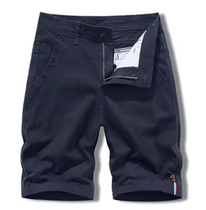 Pantalones cortos cargo informales para hombre 100% algodón respetuosos con el medio ambiente, impermeables, secado rápido, color personalizado y logotipo - Product Image 6