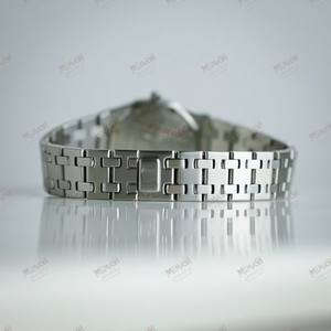 Montre de luxe en diamant Moissanite Montre-bracelet unisexe glacée scintillante avec bracelet en acier inoxydable de qualité supérieure - Product Image 3