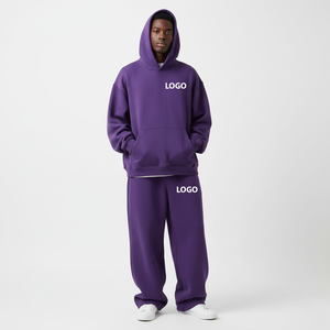 Conjunto Deportivo Unisex de Algodón 100% con Estampado Personalizado, Reversible, Transpirable, para Correr, Chándal de Invierno para Hombre, Sudadera con Capucha Lisa - Product Image 4