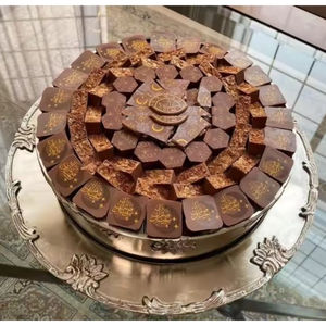 Eco-Friendly Modern <b>Chocolate</b> Sweets Serving Bowl Made Of Gold & Silver Hammered Metal Bowl Desserts Bowl For <b>Weddings</b> Use - Product Image 5