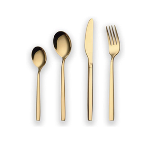 Juego de cubiertos de metal chapado en oro de alta calidad, venta al por mayor, artesanía al mejor precio, hecho de metal puro - Product Image 2