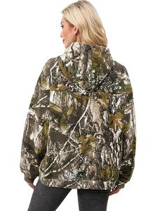 Nouveau Camo De Luxe Femmes Hoodies Haute Qualité Coton Polaire Acide Lavage Pull Lourd Streetwear Boxy Fit Hiver Automne - Product Image 1