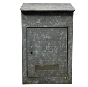 Galvanized Finished Door Mount Locking Drop <b>Box</b> Cash and Checks Mailbox for Rent Payments Mail <b>Keys</b> Outdoor Decor - Product Image 1