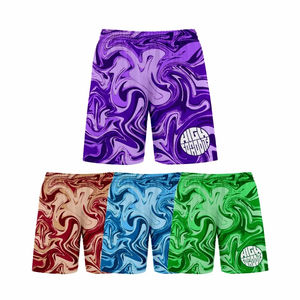 Shorts de Malla Casuales Unisex al por Mayor, Personalizables, hasta la Talla 6XL, Varios Colores con Patrón Liso, Cintura Media, Sublimación - Product Image 1