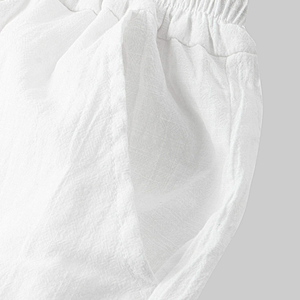 Pantalones cortos informales de estilo callejero para hombre de verano de alta calidad 100% algodón Color sólido Ecológico Transpirable Logotipo personalizado de moda - Product Image 4