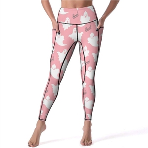 Leggings Deportivos de Cintura Alta para Mujer con Bolsillo, Mallas de Fitness con Logotipo Personalizado para Adultos - Product Image 1