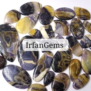 100% ธรรมชาติทิฟฟานี่ฟลูออไรต์ Cabochon ขายส่งจำนวนมากทำด้วยมือเครื่องประดับคริสตัลฟลูออไรต์ทำหินฟลูออไรต์ - Product Image 4