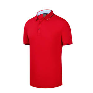 Polo de manga corta sin costuras de seda de hielo de secado rápido transpirable para hombre, camiseta informal de negocios de verano, camiseta Polo - Product Image 6