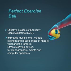 Ballon d'exercice en PU jaune de qualité supérieure, durable, en vente par les exportateurs - Product Image 2