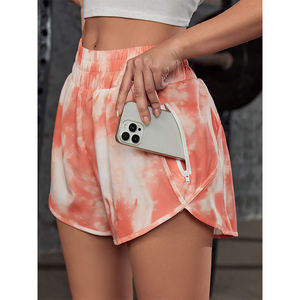 Elegantes pantalones cortos de sudor rosa para mujer Cómodo Nueva variedad con patrón Decoración de alta calidad - Product Image 3