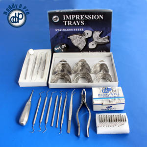 Kit d'examen dentaire de base avec instruments chirurgicaux en acier inoxydable Ensemble de chirurgie dentaire orale PAR DADDY D PRO CE ISO APPROUVÉ - Product Image 2