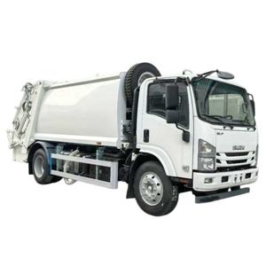 Camion compacteur de déchets Isuzuu 700P 4x2 10cbm, camion compacteur de déchets pour le nettoyage des poubelles - Product Image 1