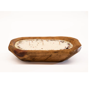 Cuenco de madera natural para velas, madera de mango, redondo, acacia, coco, estilo, cuenco para velas, productos a la venta - Product Image 3