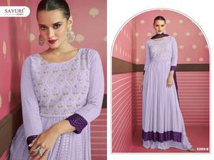 Faux Georgette Salwar & Kameez de qualité supérieure avec Pure Naznin Shiffone dupata fournisseur de Surat inde - Product Image 4