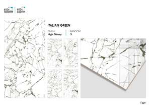 Carreaux de porcelaine élégants à haute brillance 600x600mm, finition polie, carreaux de sol pour maisons modernes - Product Image 4