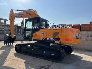 Excavadora de orugas SANY SY235C PRO de 24 toneladas usada con componentes de caja de cambios central en stock a la venta SY215C SY245H - Product Image 5