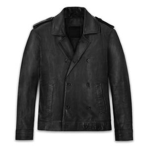 El producto más exigente Chaquetas de cuero personalizadas de alta calidad Mejor precio Chaqueta de cuero de piel de vaca de alta calidad para hombres - Product Image 5