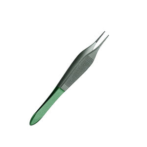 Pinzas de vendaje ADSON MICRO de alta calidad, pinzas rectas, delicadas, dentadas, de titanio, 125mm, 4,34 ", pinzas de tejido TC Adson - Product Image 2