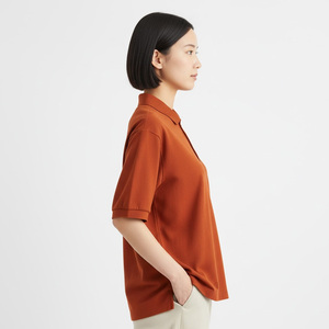 T-shirt en jersey tricoté tendance pour femme, en coton, à manches courtes, séchage rapide, doux, confortable, décontracté, pour l'été, streetwear, haut pour l'extérieur - Product Image 2